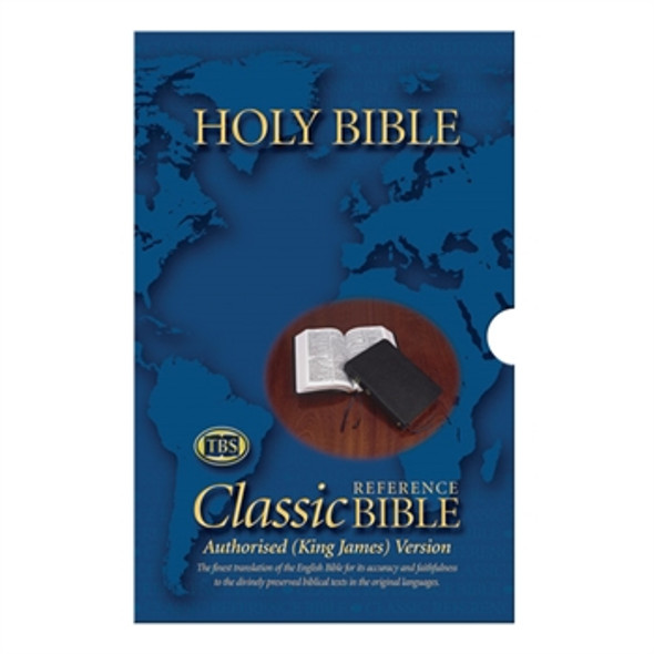 Classic Reference Bible, KJV (Black Calfskin Leather)