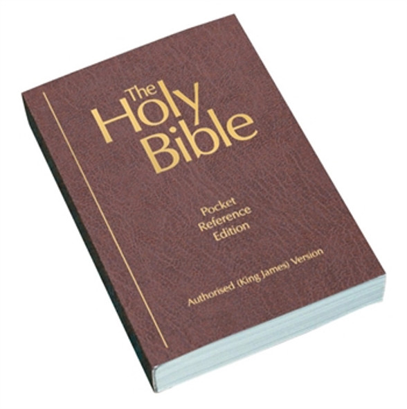 Pocket Reference Bible, KJV (Burgundy Hardcover)