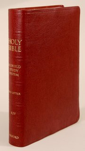 Scofield Study Bible 3, Indexed, KJV (Burgundy Genuine Leather)