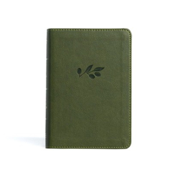 Large Print Compact Reference Bible, KJV (Imitation, Olive Green)