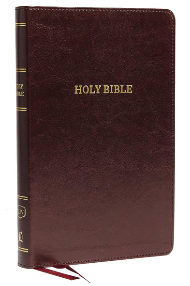 Deluxe Thinline Reference Bible, KJV (Imitation, Burgundy)