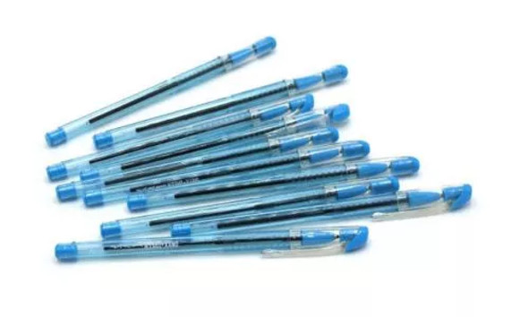 Gel Pens, Blue (Pack of 10)