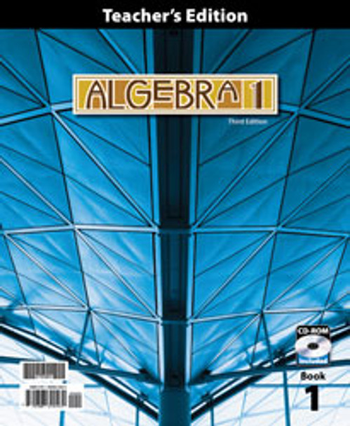 Algebra 1 - Teacher's Edition (3rd Edition) (2 Volumes)