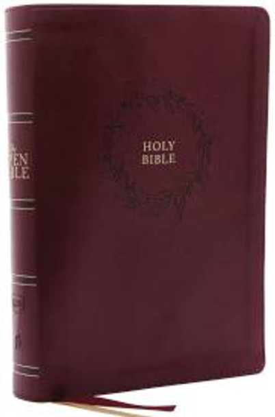 The Open Bible, Indexed, KJV (Imitation, Burgundy)