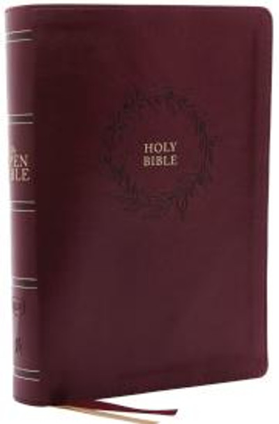 The Open Bible, KJV (Imitation, Burgundy)