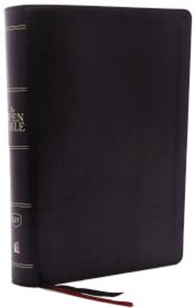 The Open Bible, Indexed, KJV (Imitation, Black)