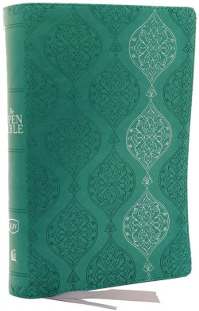 The Open Bible, KJV (Imitation, Turquoise)