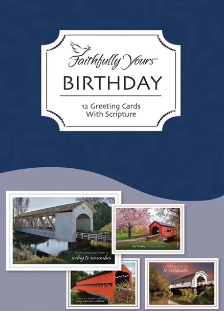 Birthday: Covered Bridges (Boxed Cards) 12-Pack