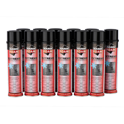 Image of Case of 12 Handi Foam Spray Foam Cans