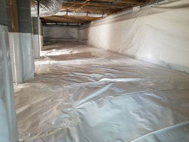 Crawl Space Ninja® 12mil Crawl Space Vapor Barrier 1000 SQF
