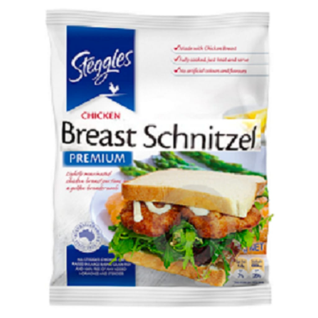 Steggles Chicken Schnitzel Premium 100g (1x1kg) [6] Wholesale Distribution