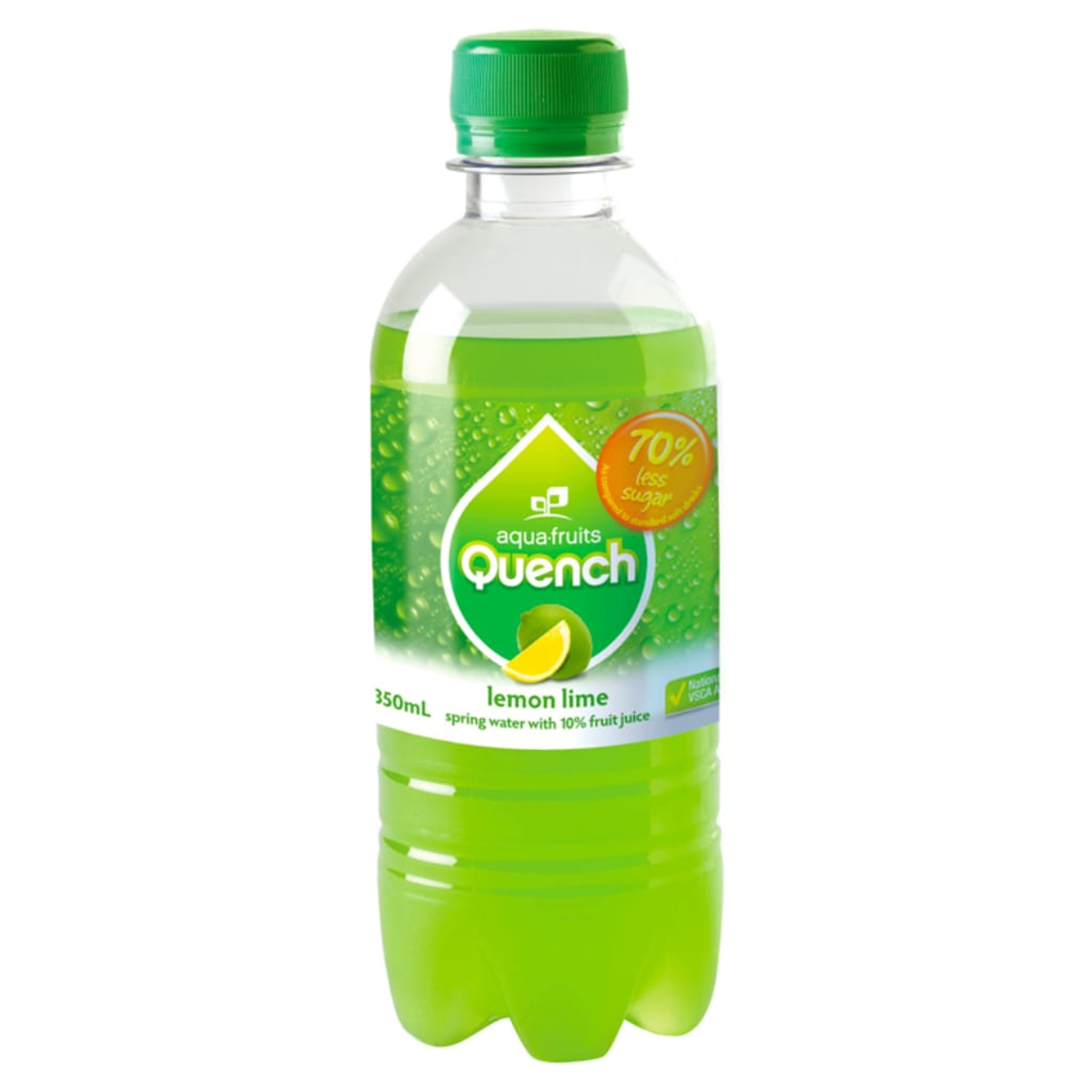 Aqua Fruits Quench Water Lemon Lime (24x350ml) Wholesale