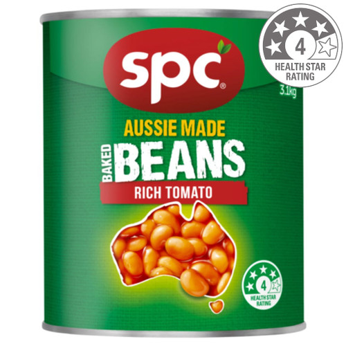 SPC baked beans are a great source of protein and fibre. Our Aussie made beans are low in fat. The wonder beans are a great contribution towards your recommended vegetable intake.