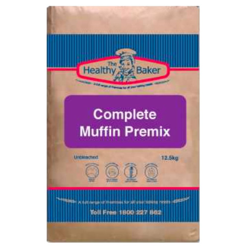 The Healthy Baker Muffin Mix uses 100% Australian wheat. Easy and perfect for moist muffins.