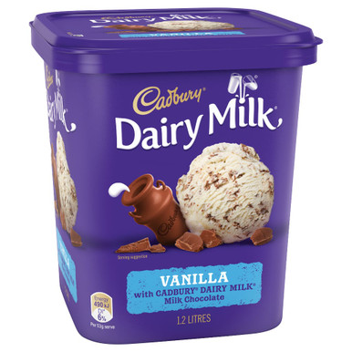 Cadbury Dairy Milk Ice Cream Tub 460ml is not halal