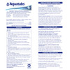 Aquatabs - Directions and Precautionary Statement.