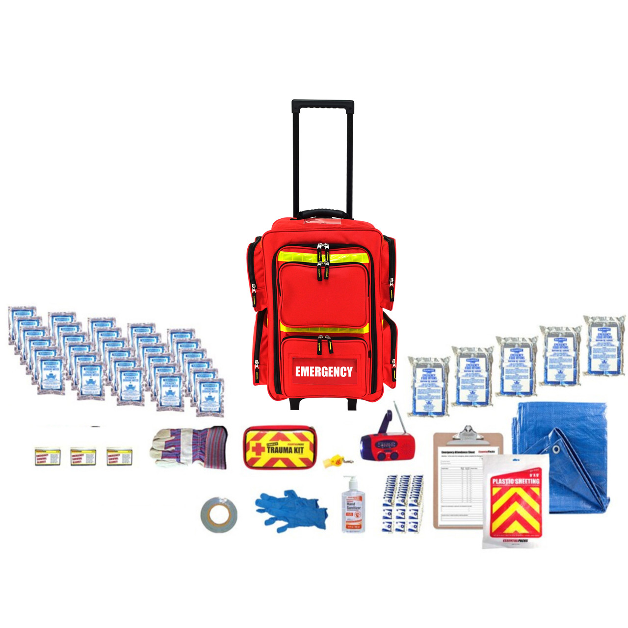 Essential Packs Premium Rolling Classroom Emergency Kit