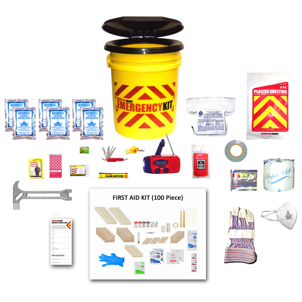 Family Survival Kit  Order a Family Emergency Kit Food Bucket