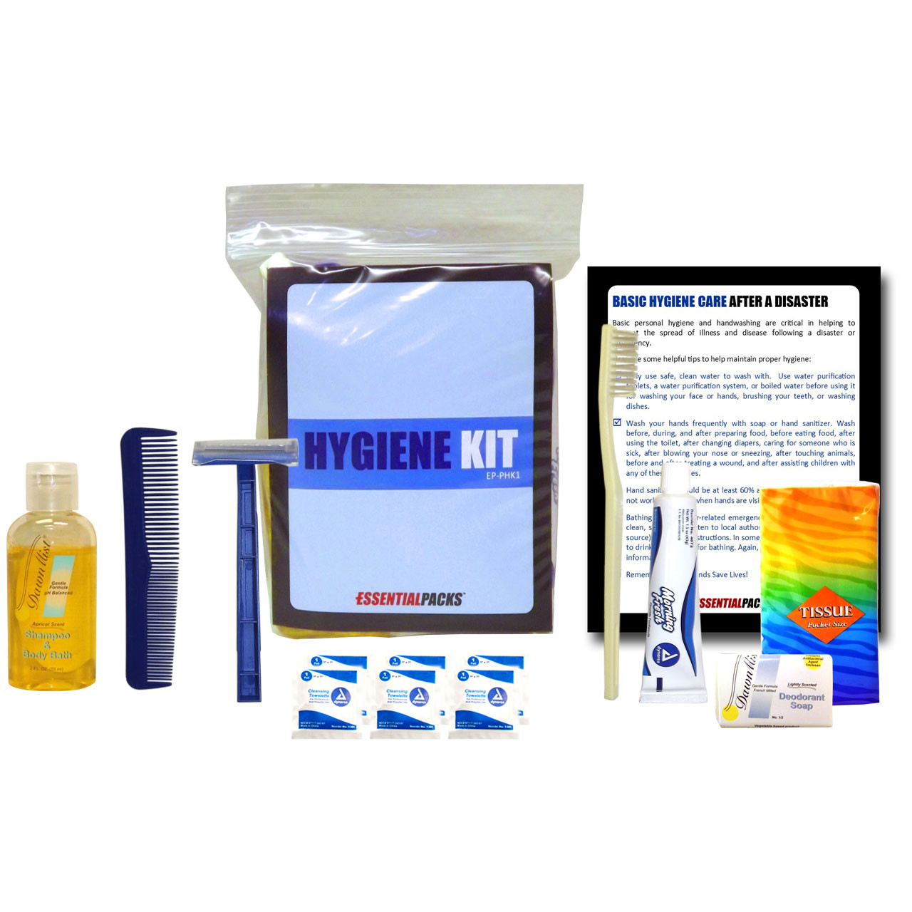Porque rigidez cartel Mini Personal Hygiene Kit - EmergencyKits.com