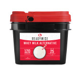 ReadyWise 120 serving whey milk alternative bucket with red lid