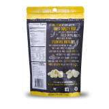 Back of Simple Kitchen freeze dried sliced bananas pouch showing nutrition facts