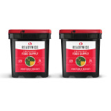 Two ReadyWise freeze dried vegetable buckets, 240 serving emergency supply