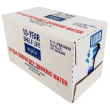 Case of 12 Aqua Literz one liter emergency drinking water cartons with 10 year shelf life