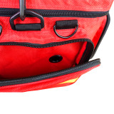 Close up of the EP-FLEX4D PRO duffel bag left side zipper opening and access hole