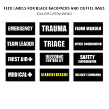 Standard Emergency Backpack - Black Label Options