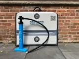 Mako Inflatable Flood Barrier with the included hand air pump