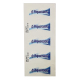 Blister strip of Aquatabs water purification tablets, 10 pack