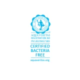 Aqua Veritas certified bacteria free seal for Puravai emergency drinking water