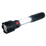 Lighthouse LED flashlight with slide out lantern shown illuminated