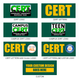 CERT Backpack Label Options