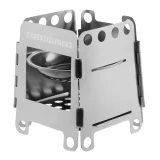 Essential Packs stainless steel folding emergency stove fully assembled