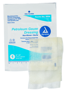 Petroleum Gauze Dressing - 3"x9"