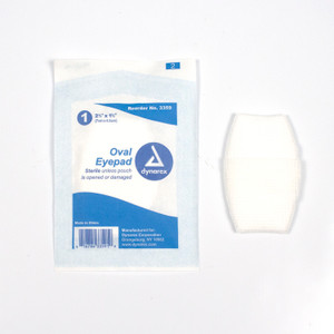 Oval Eye Pads, Sterile, 1 5/8" x 2 5/8" Oval Eye Pads, Sterile, 1 5/8" x 2 5/8"