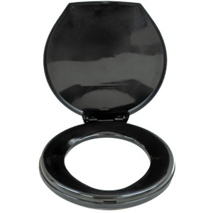 Toilet Seat Lid for 5 Gallon Bucket - Open Toilet Seat Lid for 5 Gallon Bucket - Open