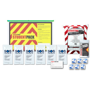 StudentPack Emergency Kit In Resealable Bag (3 Day) - Contents StudentPack Emergency Kit In Resealable Bag (3 Day) - Contents Product Image