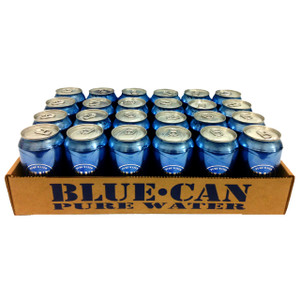 Blue Can Water (Case of 24 Cans) Blue Can Water (Case of 24 Cans)