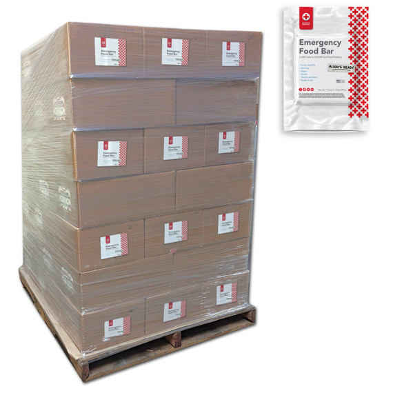 Emergency Food Bar - pallet of 49 cases (1,176 bars)
