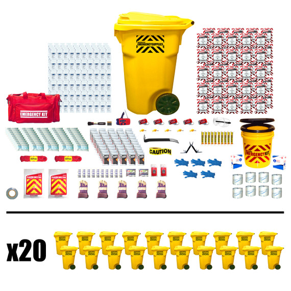 Office Emergency Kit (1000 Person) - Contents