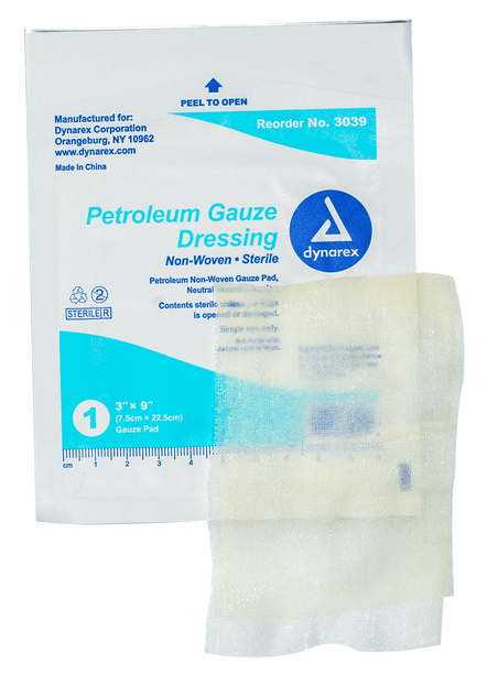 Petroleum Gauze Dressing - 3"x9" Petroleum Gauze Dressing - 3"x9"