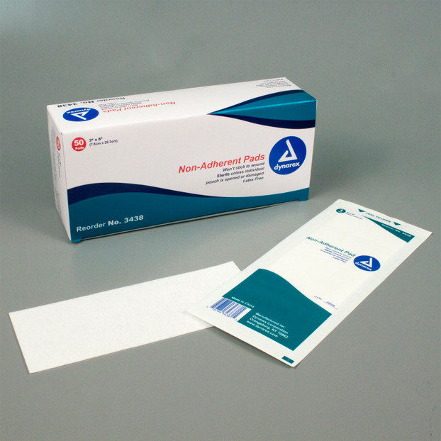 Non-Adherent Pads Sterile, 3" x 8" Non-Adherent Pads Sterile, 3" x 8"