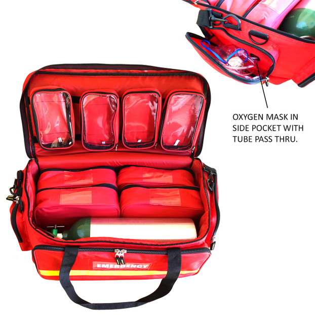 Premium EP-FLEX4D PRO Duffel Bag - Red - EmergencyKits.com