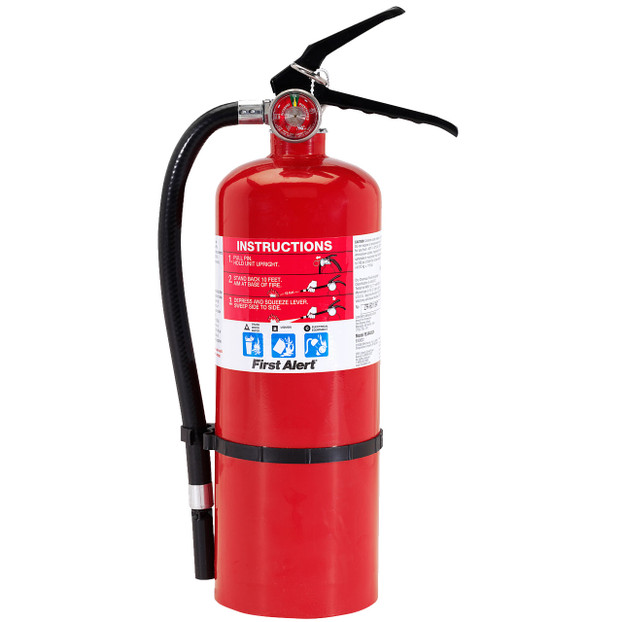 First Alert Fire Extinguisher- Rechargeable (3-A:40-B:C)