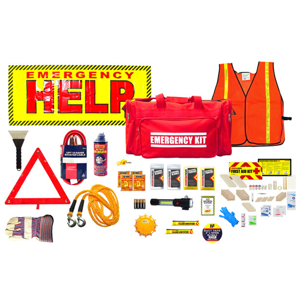 Deluxe Roadside Emergency Kit - Contents
