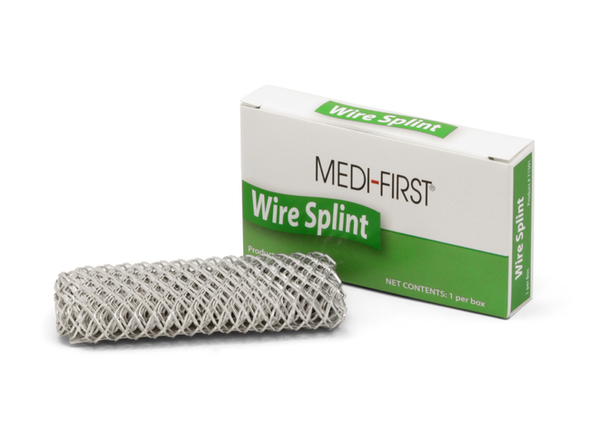 Medi-First malleable wire splint roll for arms and legs with box