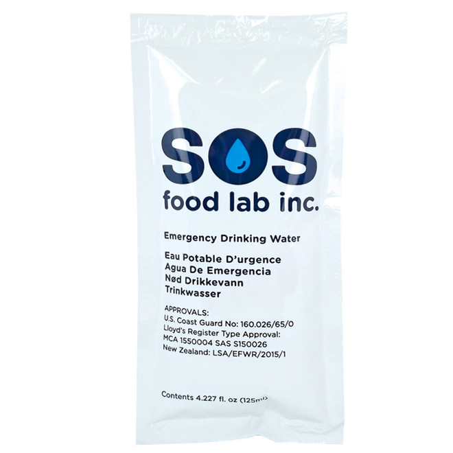 SOS Food Labs Emergency Drinking Water Pouch