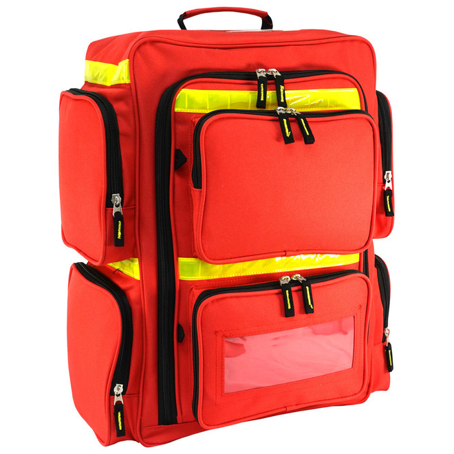 Deluxe Emergency Backpack - Red